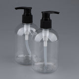 Maxbell Maxbell 2pcs Empty Cosmetic Pump Dispenser PET Plastic Bottle 350ml 350ml Black Pump