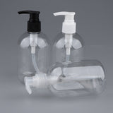Maxbell Maxbell 2pcs Empty Cosmetic Pump Dispenser PET Plastic Bottle 350ml 350ml Black Pump