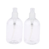 Maxbell Maxbell 2pcs Empty Cosmetic Pump Dispenser PET Plastic Bottle 350ml 350ml Clear Pump