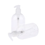 Maxbell Maxbell 2pcs Empty Cosmetic Pump Dispenser PET Plastic Bottle 350ml 350ml Clear Pump
