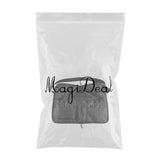 Maxbell Maxbell Portable Zippered Makeup Brush Bag/Case with Belt Strap, PU Leather. Black