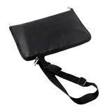 Maxbell Maxbell Portable Zippered Makeup Brush Bag/Case with Belt Strap, PU Leather. Black