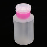 Maxbell Maxbell 3pcs 180ml Empty Pump Bottles for Nail Remover,Alcohol,Makeup Remover Pink