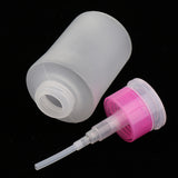 Maxbell Maxbell 3pcs 180ml Empty Pump Bottles for Nail Remover,Alcohol,Makeup Remover Pink