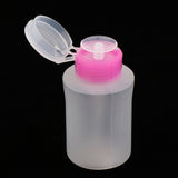 Maxbell Maxbell 3pcs 180ml Empty Pump Bottles for Nail Remover,Alcohol,Makeup Remover Pink