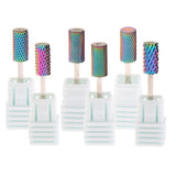 Maxbell Maxbell 6 Sizes Nail Drill Bit Diamond Cuticle Clean Electric Files Buffing Tool F