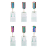 Maxbell Maxbell 6 Sizes Nail Drill Bit Diamond Cuticle Clean Electric Files Buffing Tool F