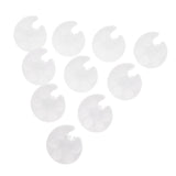 Maxbell Maxbell 10x Finger Nail Art Palette Hand Ring Palette Nail Color Mixing Tool White