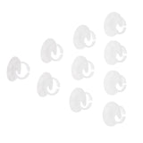 Maxbell Maxbell 10x Finger Nail Art Palette Hand Ring Palette Nail Color Mixing Tool White