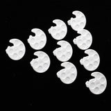 Maxbell Maxbell 10x Finger Nail Art Palette Hand Ring Palette Nail Color Mixing Tool White