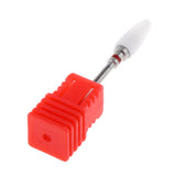 Maxbell Maxbell 3/32 Ceramic Polishing Head Nail Drill Bit for Electric Nail Machine Red-F