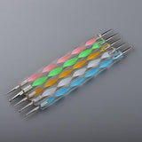 Maxbell Maxbell Set of 10 Types 37pcs Manicure Tools Set Nail Art Liner Brush Dotting Pen