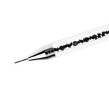Maxbell Maxbell Nail Art Dotting Pen Dual-ended Rhinestone Beads Picker Wax Pencil Black