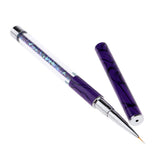 Maxbell Maxbell Polygel Nail Art Liner Brush Acrylic UV Gel Polish Paint Drawing Pen Purple
