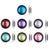 Maxbell Maxbell Nail Powder Dust Mirror Effect Glitter Chrome Metallic Manicure Pigment Blue