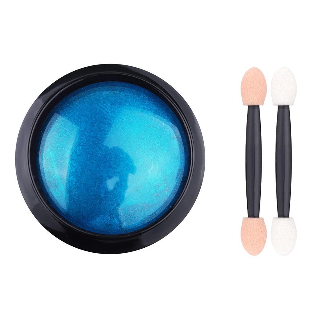 Maxbell Maxbell Nail Powder Dust Mirror Effect Glitter Chrome Metallic Manicure Pigment Blue