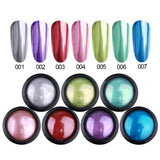 Maxbell Maxbell Nail Powder Dust Mirror Effect Glitter Chrome Metallic Manicure Pigment Blue