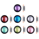 Maxbell Maxbell Nail Powder Dust Mirror Effect Glitter Chrome Metallic Manicure Pigment Blue