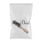 Maxbell Maxbell Natural Bristle Beard Mustache Grooming Brush with Wood Handle for Men Gold