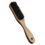 Maxbell Maxbell Natural Bristle Beard Mustache Grooming Brush with Wood Handle for Men Gold