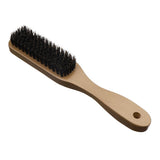 Maxbell Maxbell Natural Bristle Beard Mustache Grooming Brush with Wood Handle for Men Gold