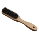 Maxbell Maxbell Natural Bristle Beard Mustache Grooming Brush with Wood Handle for Men Gold