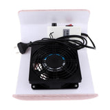Maxbell Maxbell Nail Art Dust Suction Collector Fans Strong Power Nail Dryer EU Plug Pink