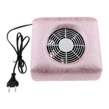 Maxbell Maxbell Nail Art Dust Suction Collector Fans Strong Power Nail Dryer EU Plug Pink