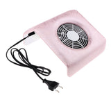Maxbell Maxbell Nail Art Dust Suction Collector Fans Strong Power Nail Dryer EU Plug Pink