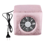 Maxbell Maxbell Nail Art Dust Suction Collector Fans Strong Power Nail Dryer EU Plug Pink