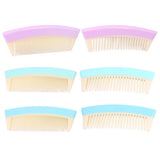 Maxbell Maxbell Plastic Portable Wide Tooth Detangling Hair Comb Anti-static for Women Blue