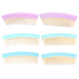 Maxbell Maxbell Plastic Portable Wide Tooth Detangling Hair Comb Anti-static for Women Blue