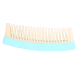 Maxbell Maxbell Plastic Portable Wide Tooth Detangling Hair Comb Anti-static for Women Light Blue