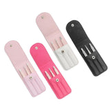 Maxbell Maxbell 3x Stainless Steel Eyebrow Plucking Clip brow Hair Removing Tweezer Black