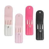 Maxbell Maxbell 3x Stainless Steel Eyebrow Plucking Clip brow Hair Removing Tweezer Black