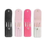 Maxbell Maxbell 3x Stainless Steel Eyebrow Plucking Clip brow Hair Removing Tweezer Black
