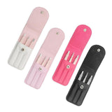 Maxbell Maxbell 3x Stainless Steel Eyebrow Plucking Clip brow Hair Removing Tweezer Black