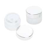 Maxbell Maxbell Empty Cream Jars Refillable Cosmetic Sample Bottles Glass Containers 30g