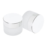 Maxbell Maxbell Empty Cream Jars Refillable Cosmetic Sample Bottles Glass Containers 30g