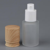 Maxbell Maxbell Refillable Empty Frosted Cream Shampoo Lotion Pump Bottle with Cap 30ML