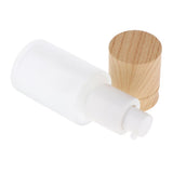 Maxbell Maxbell Refillable Empty Frosted Cream Shampoo Lotion Pump Bottle with Cap 30ML