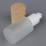 Maxbell Maxbell Refillable Empty Frosted Cream Shampoo Lotion Pump Bottle with Cap 30ML