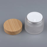 Maxbell Maxbell 1pc Makeup Pot Empty Cosmetic Jars Lotion Cream Containers Matte Clear 50g