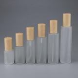 Maxbell Maxbell Travel Empty Glass Lotion Dispenser Bottle Pump Refillable Container 30ml