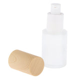 Maxbell Maxbell Travel Empty Glass Lotion Dispenser Bottle Pump Refillable Container 30ml