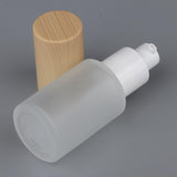 Maxbell Maxbell Travel Empty Glass Lotion Dispenser Bottle Pump Refillable Container 30ml