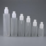 Maxbell Maxbell Travel Empty Glass Lotion Dispenser Bottle Pump Refillable Container 30ml