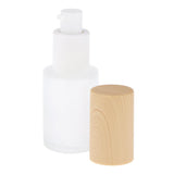 Maxbell Maxbell Travel Empty Glass Lotion Dispenser Bottle Pump Refillable Container 30ml