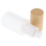 Maxbell Maxbell Travel Empty Glass Lotion Dispenser Bottle Pump Refillable Container 30ml