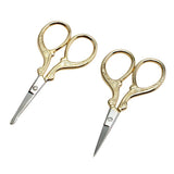 Maxbell Maxbell Stainless Steel Beauty Beard Mustache Nose Hair Trimming Scissors Round Head